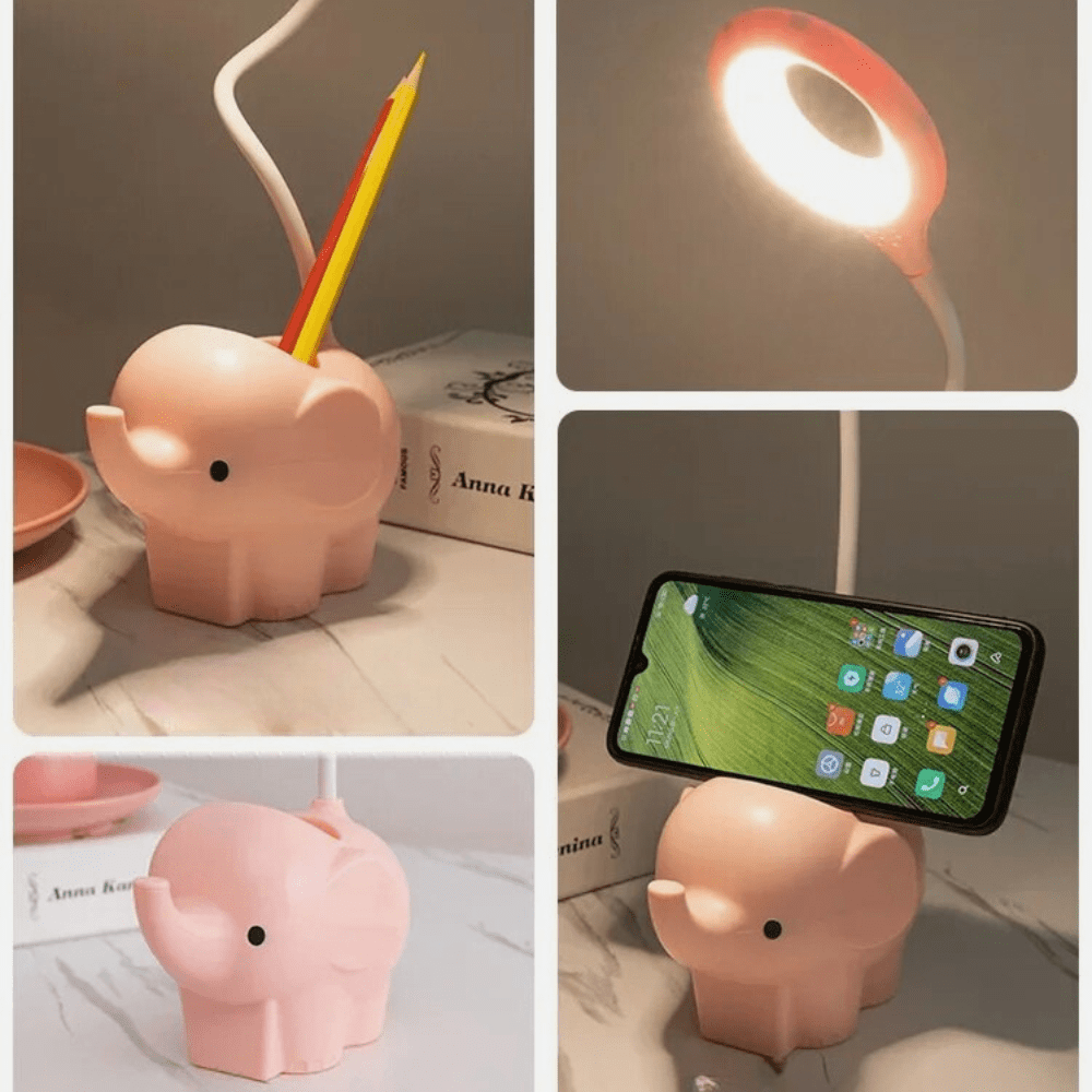 Paradis du lecteur - Lampe de lecture éléphant USB