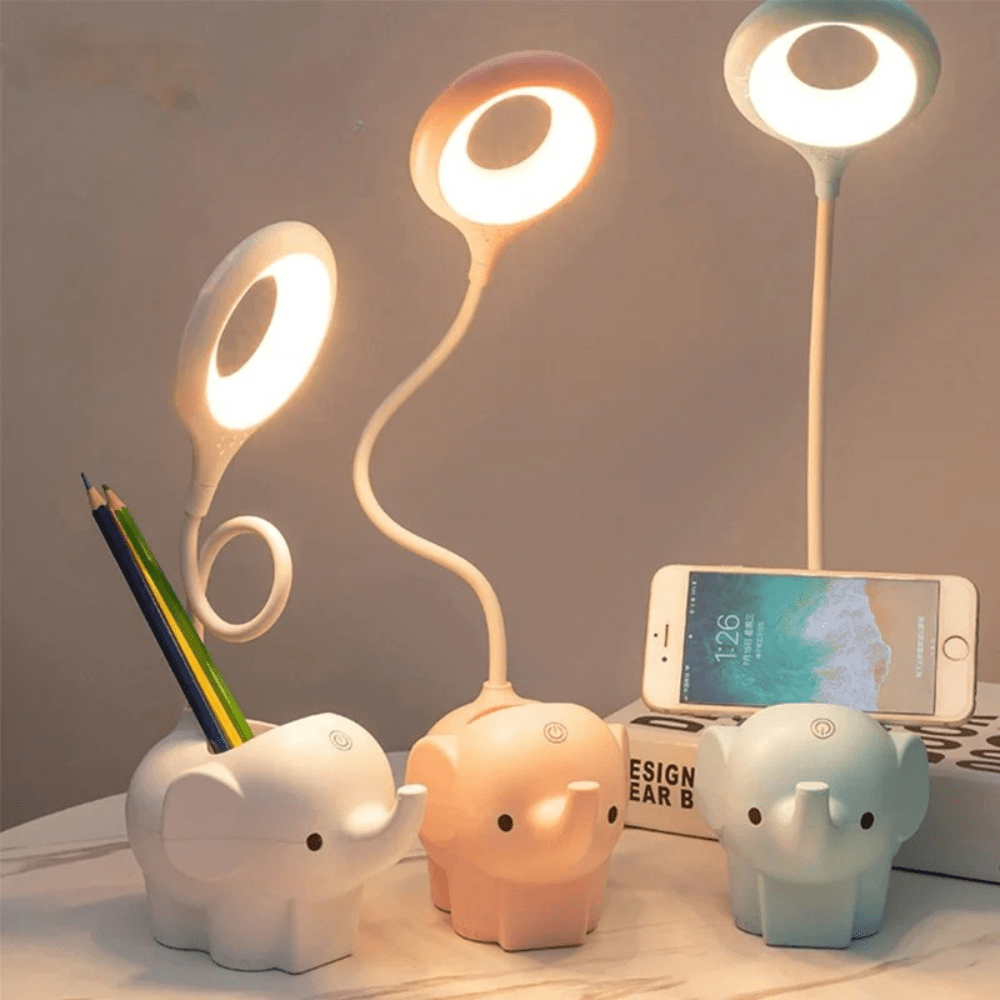 Paradis du lecteur - Lampe de lecture éléphant USB