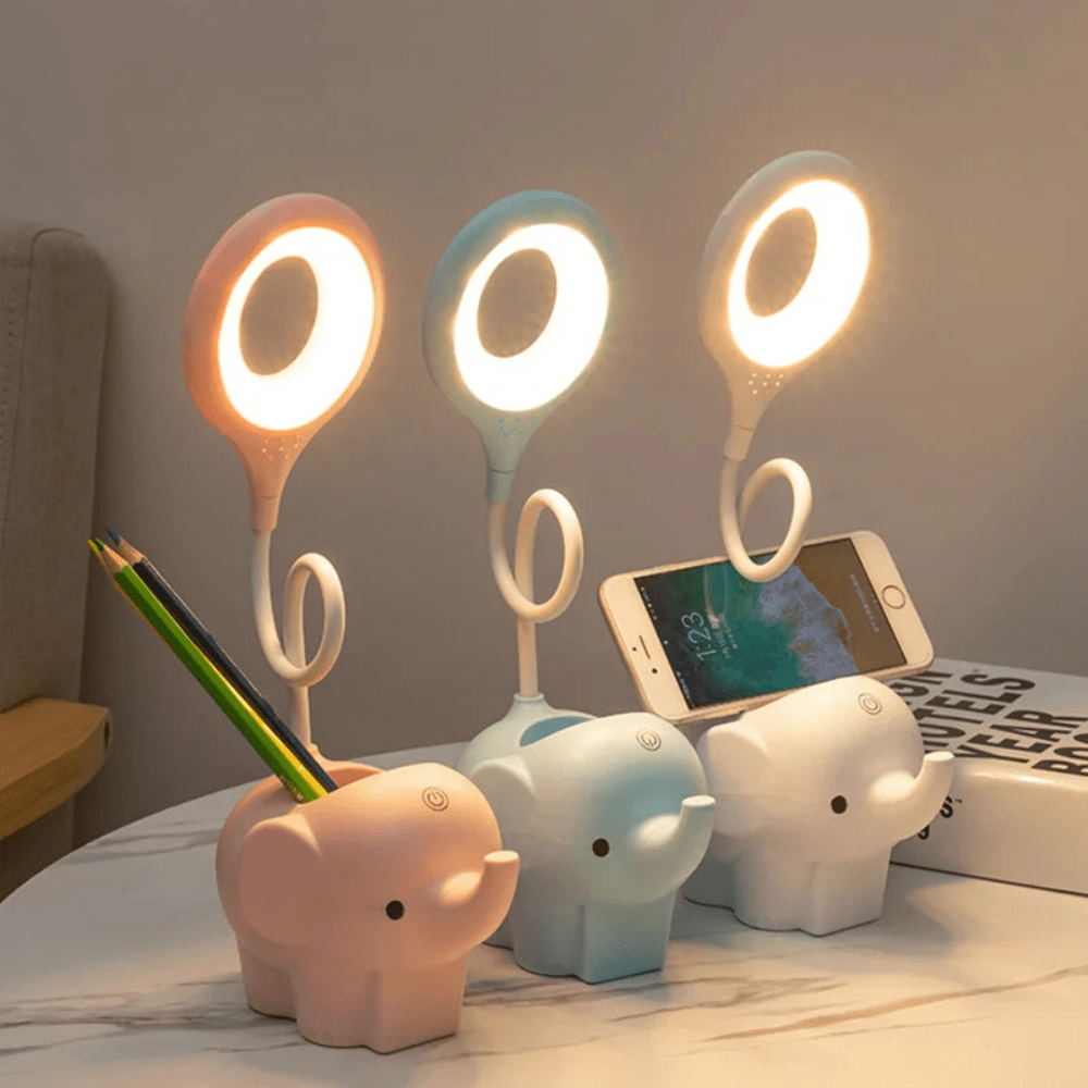 Paradis du lecteur - Lampe de lecture éléphant USB