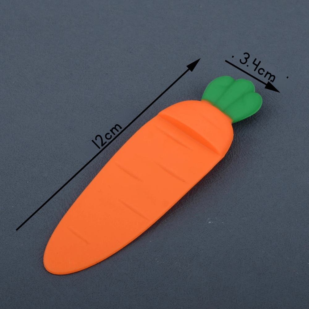 Paradis du lecteur - Marque-page en silicone | La carotte littéraire Orange