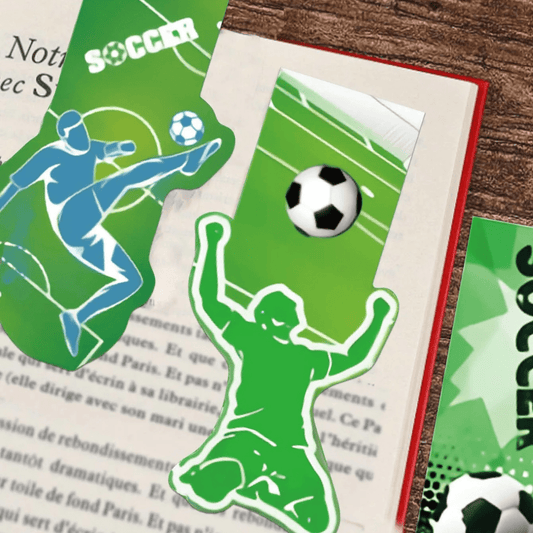 Paradis du lecteur - Marque-pages en papier | Football 30 marque-pages