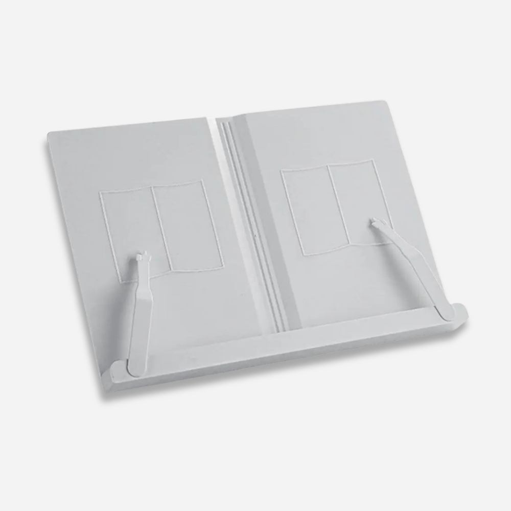 Paradis du lecteur ® - Porte livre en plastique minimaliste Gris