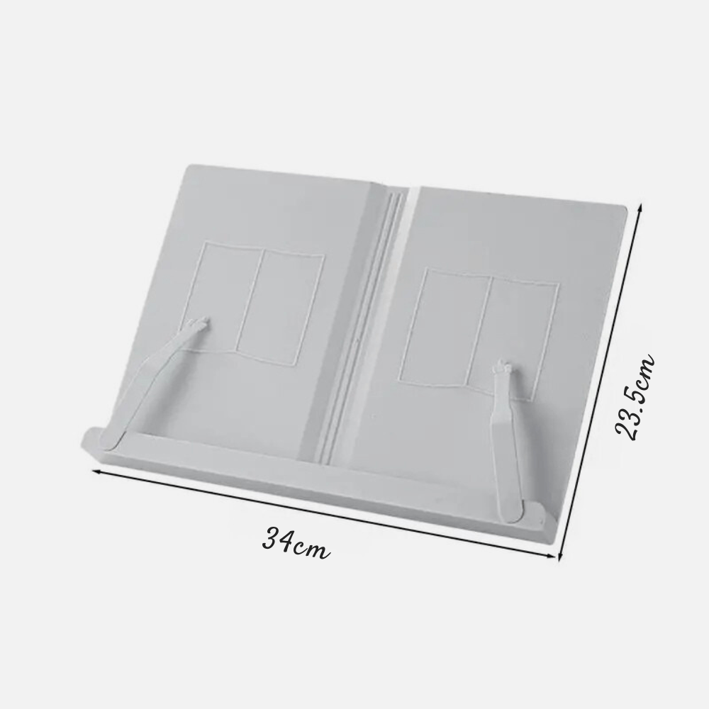 Paradis du lecteur ® - Porte livre en plastique minimaliste Gris