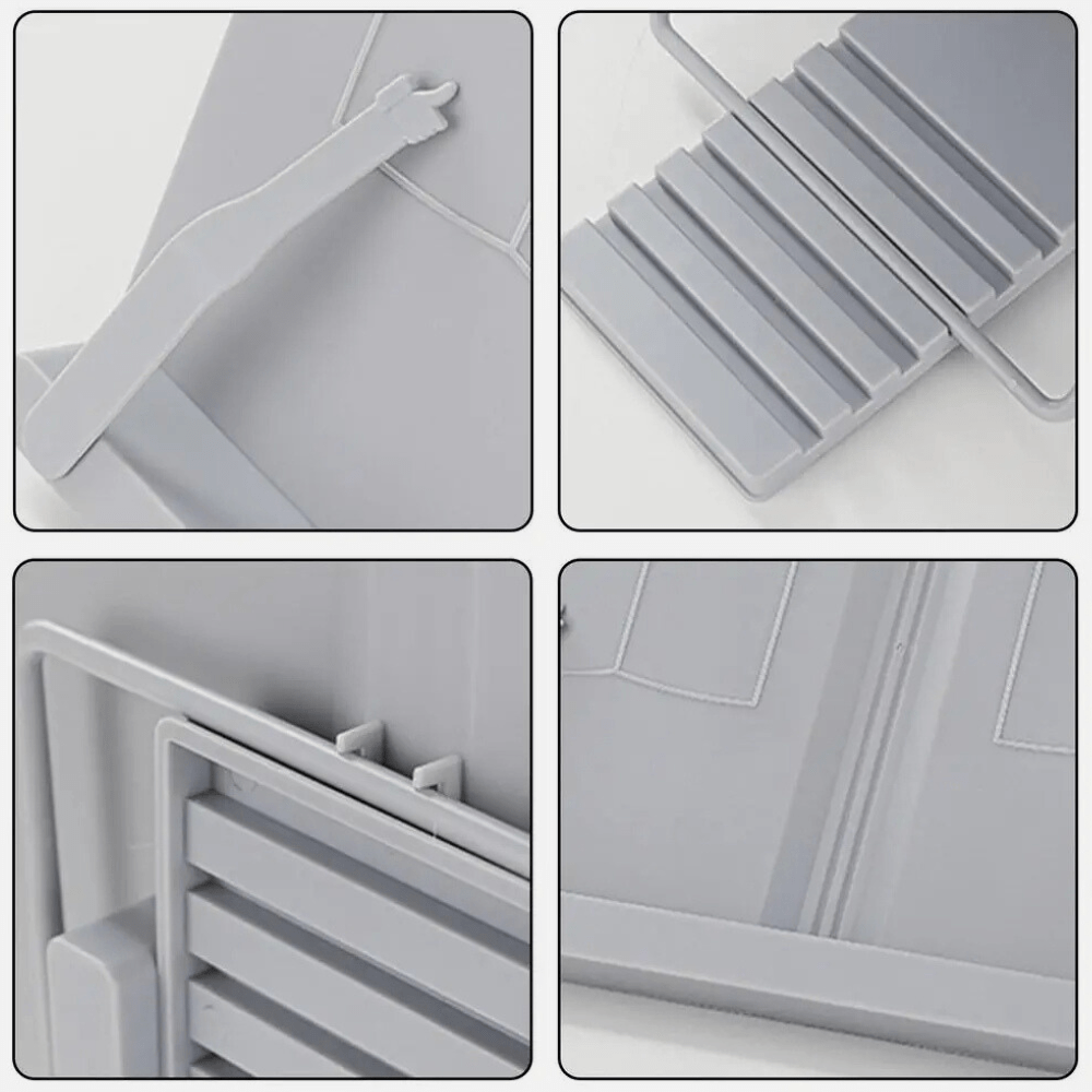Paradis du lecteur ® - Porte livre en plastique minimaliste Gris