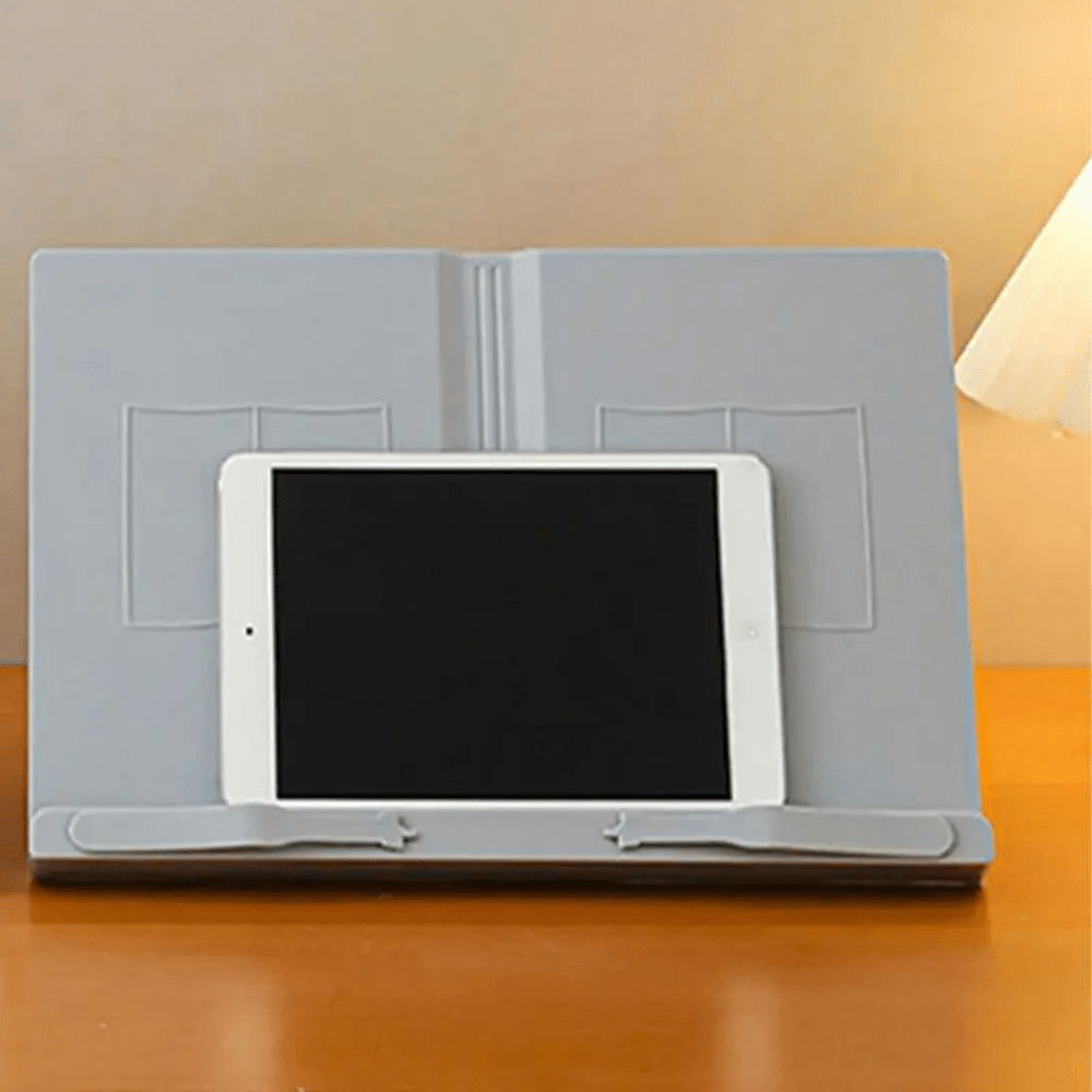 Paradis du lecteur ® - Porte livre en plastique minimaliste Gris