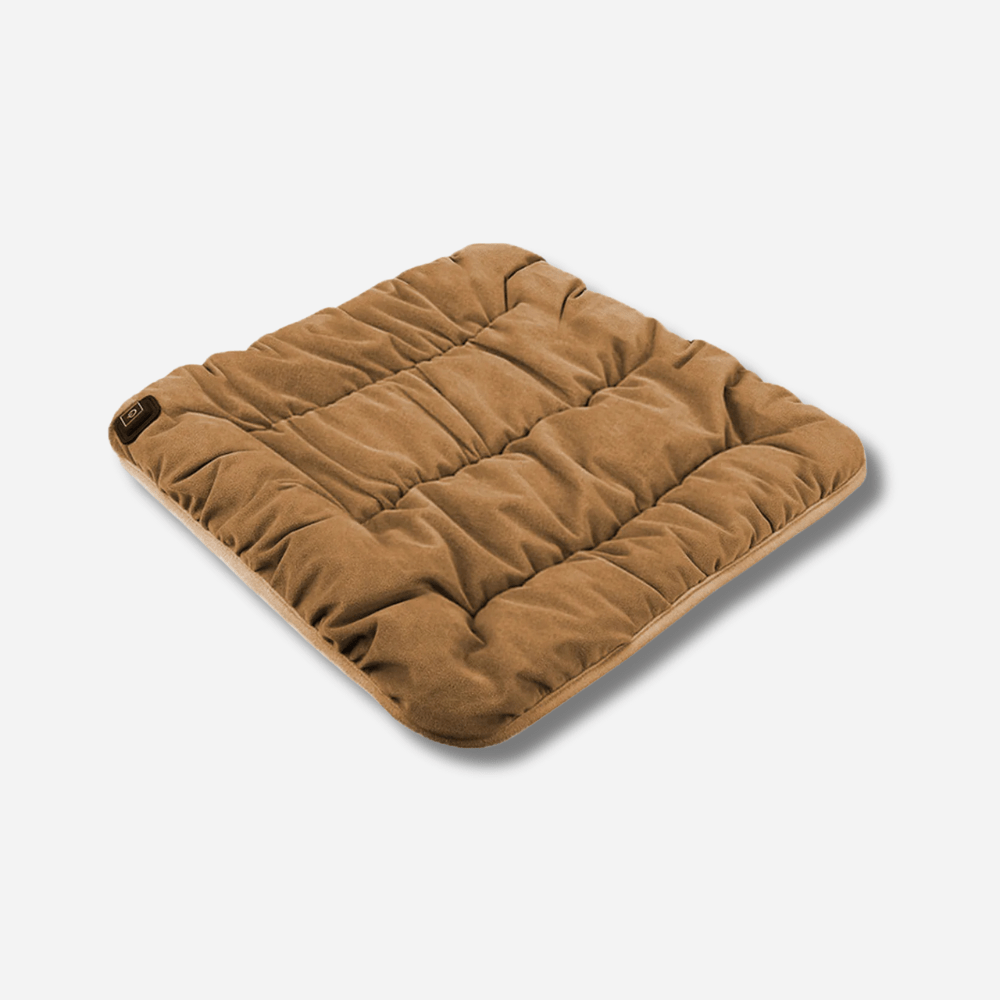 PDL® - Coussin de lecture chauffant électrique en velours doux Marron