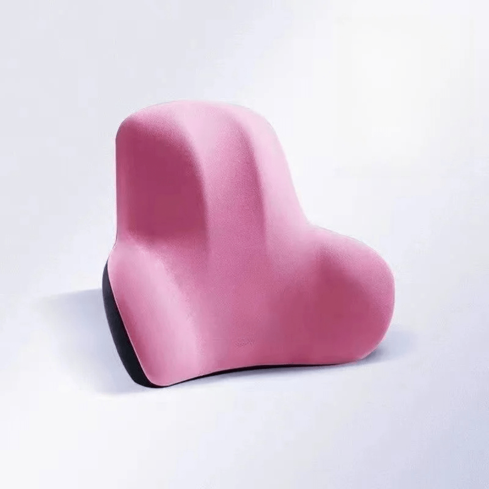 PDL® - Coussin de lecture lombaire en mousse à mémoire de forme Rose