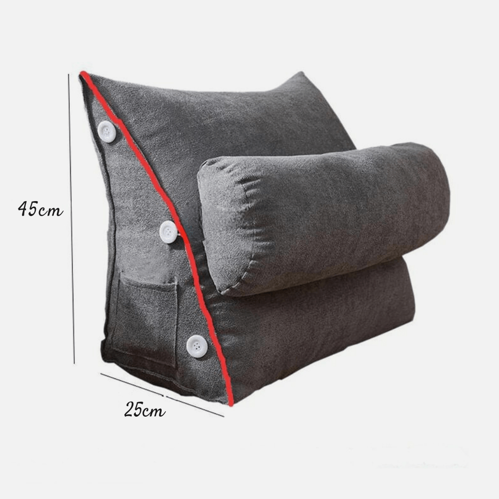 PDL® - Coussin de lecture pour lit en peluche douce