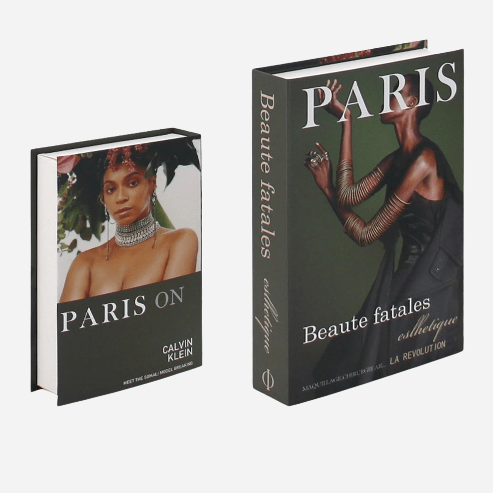 PDL® - Faux livres déco moderne avec illustrations de femmes 2