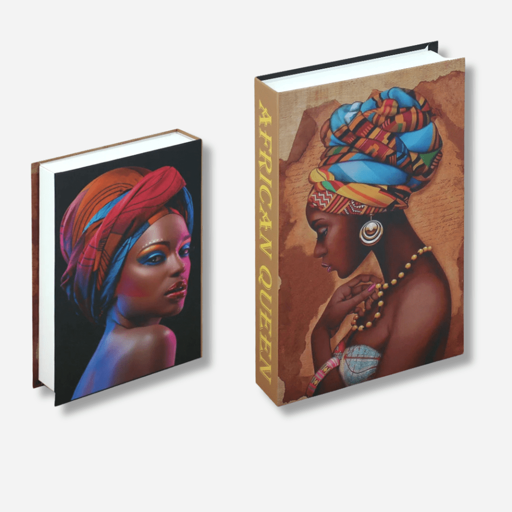 PDL® - Faux livres déco moderne avec illustrations de femmes 3