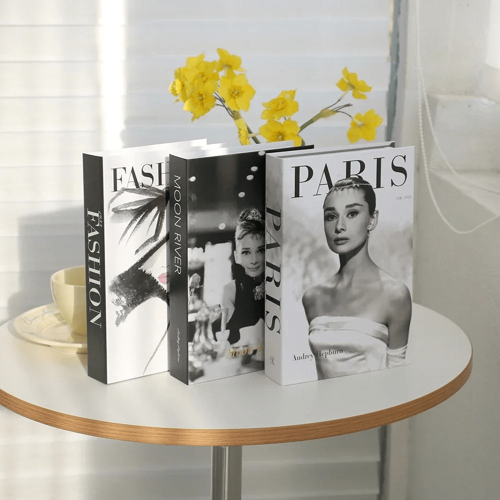 PDL® - Faux livres décoratifs Paris pour salon & table basse 1