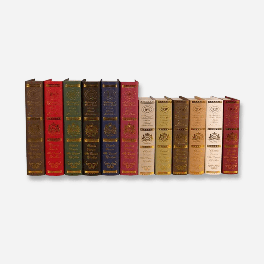 PDL® - Faux livres décoratifs rétro style européen Multi