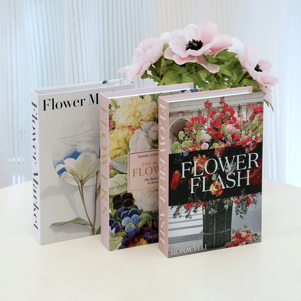 PDL® - Faux livres fleurs tendance décoration intérieure 7