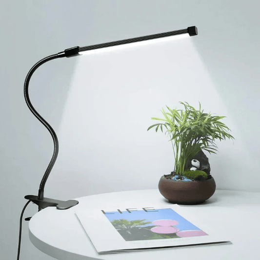 PDL® - Lampe de lecture à pince LED pour chambre et bureau Noir