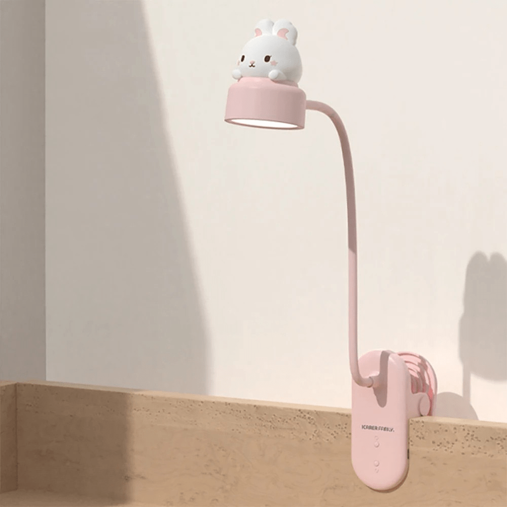 PDL® - Lampe de lecture à pince USB dessin animé mignon