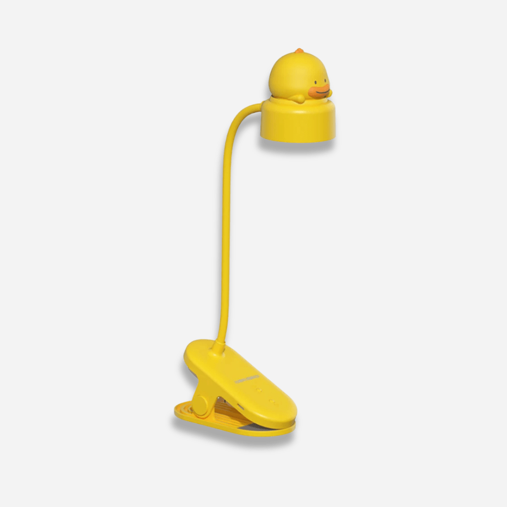 PDL® - Lampe de lecture à pince USB dessin animé mignon Jaune