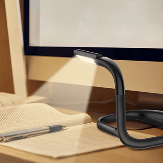 PDL® - Lampe de lecture de lit LED flexible avec 3 couleurs Noir