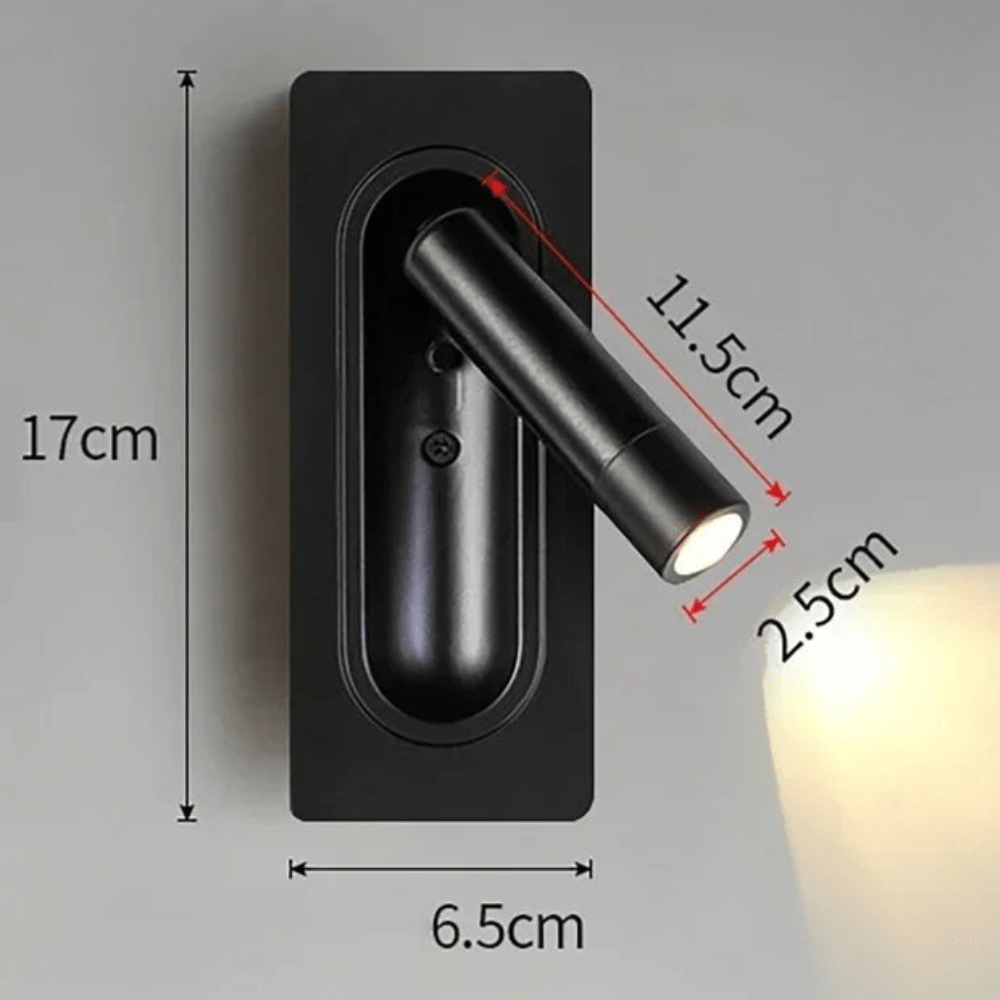 PDL® - Lampe de lecture encastrée LED avec lumière chaude