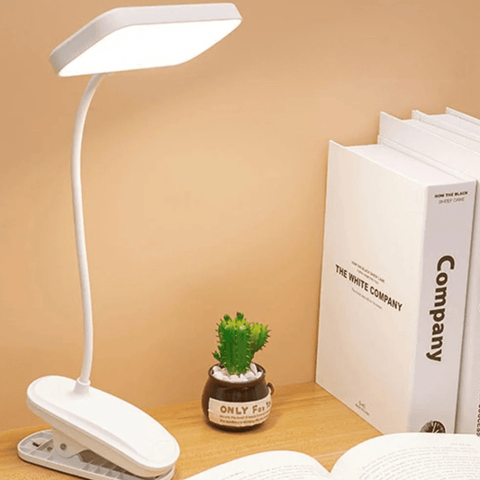 PDL® - Lampe de lecture LED 360° pour bureau et chevet Blanc