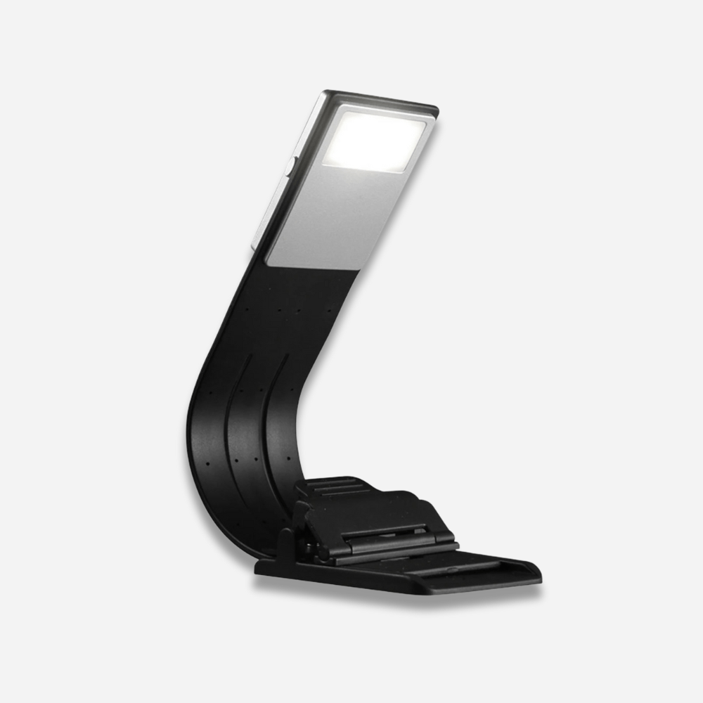 PDL® - Lampe de lecture rechargeable pour liseuses et livres Noir